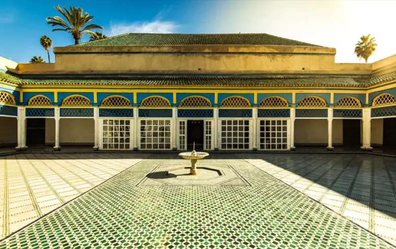 bahia palace in marrakech morocco