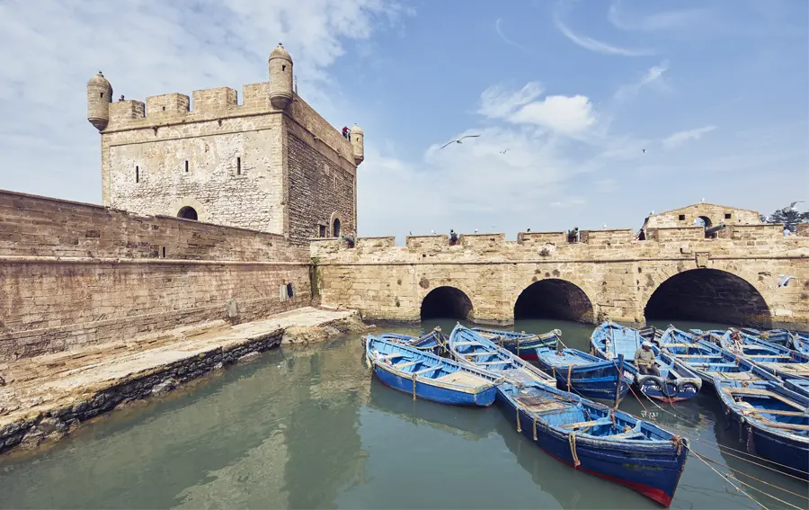 essaouira fishing boats morocco