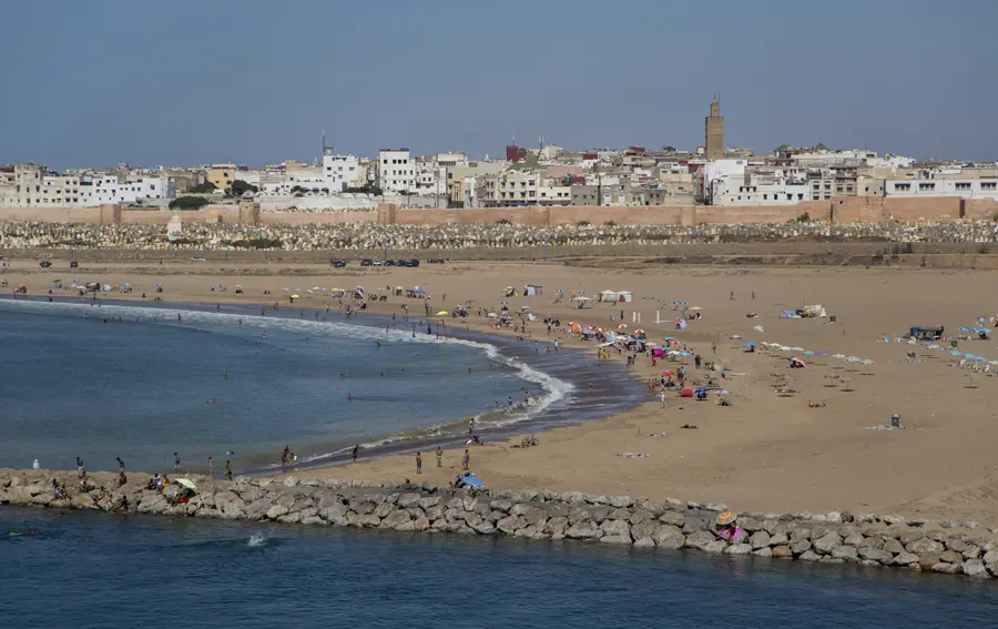 rabat beach morocco